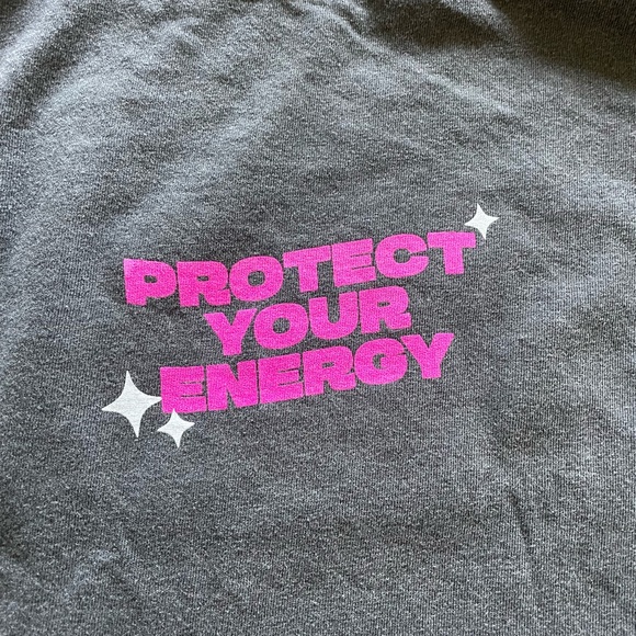 Dressed in Lala Protect Your Energy Longsleeve Tee NWT - Picture 3 of 6